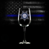 Custom Badge # Wine Glass